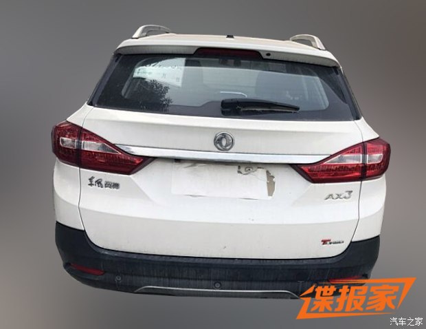 或搭1.4t 6dct 东风风神ax3新车型谍照