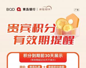 贵宾礼遇 | 贵宾积分有效期提醒